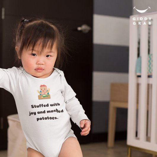 Gevuld met Joy & Mashed Potatoes Thanksgiving Romper