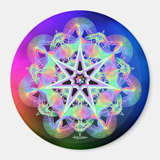 gevuld met licht magneet (Voorkant)