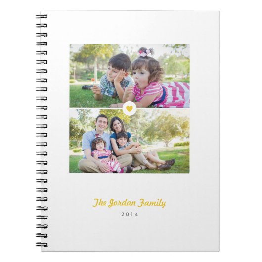 Gevuld met Love Journal - Goud Notitieboek (Voorkant)