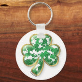 gevuld met Luck Shamrock Sleutelhanger (Voorkant)