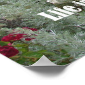 gevuld met perfecte momenten Poster van tuinbloeme (Hoek)