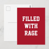 gevuld met voer briefkaart (Voorkant / Achterkant)