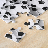 gevuld met Voetballen Legpuzzel (Zijkant)