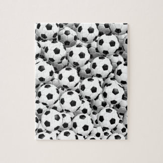 gevuld met Voetballen Legpuzzel