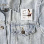 Gevulde dieren in roze gepersonaliseerde Button (In situ)