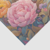 Gevulde konijntjes in een pasteltuin tissuepapier (Detail)