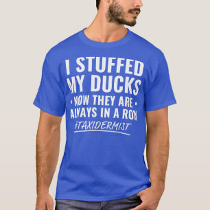 Gevulde Mijn Eenden Grappige Taxidermie Grappige T T-shirt