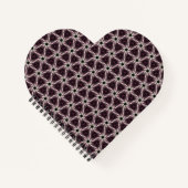 Gevulde Quilt Heart Shaped Notitieboek (Voorkant)