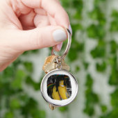 Gevulde rasta banana op kermisgronden sleutelhanger (Hand)