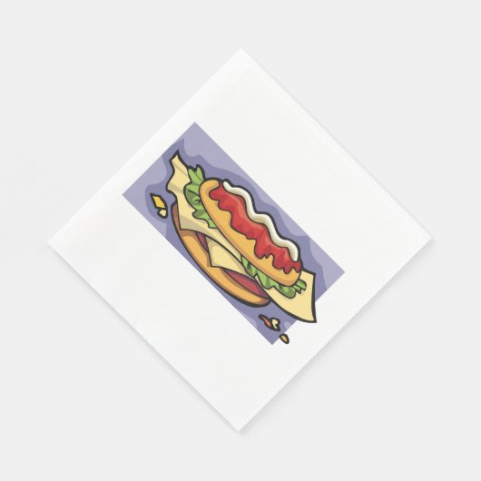 Gevulde sandwich servet (Hoek)