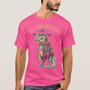 Gevulde T Rex Trex Stuffy El Squatcho Poncho Dinos T-shirt