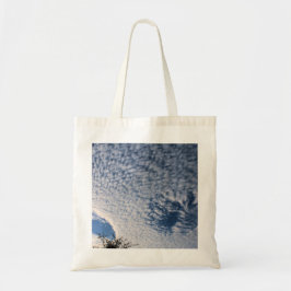 Gevulde wolken bij zonsopgang tote bag