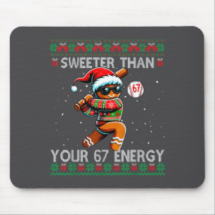 Gevulder dan je 67 Energy-gingerbread-honkbal C Muismat