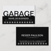 gewaagde automatische GARAGE klantenloyaliteitskaa Klantenkaartje (Voorkant / Achterkant)