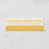 gewaagde klantenloyaliteit LEMONADE Klantenkaartje (Achterkant)