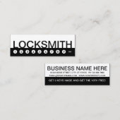 gewaagde klantenloyaliteit LOCKSMITH Klantenkaartje (Voorkant / Achterkant)