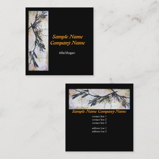 gewaagde natuur aangepaste visitekaartjes voor ont (Voorkant / Achterkant)