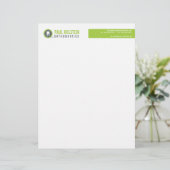 GEWAAGDE TANDARTS LETTERHEAD :: moderne tand logo  Custom Briefhoofd (Staand voorkant)