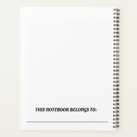 GEWAAGDHEID MET EEN SPATJE VAN SASSINESS SPIRAALVO PLANNER (Achterkant)