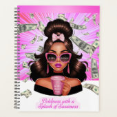 GEWAAGDHEID MET EEN SPATJE VAN SASSINESS SPIRAALVO PLANNER (Voorkant)