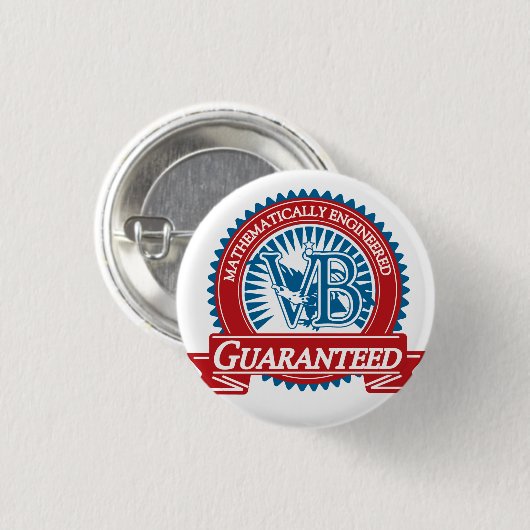 Gewaarborgde Button (Voorkant /achterkant)