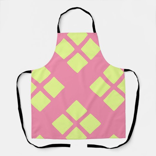 Gewaarde Flamingo Roze Schort (Voorkant)