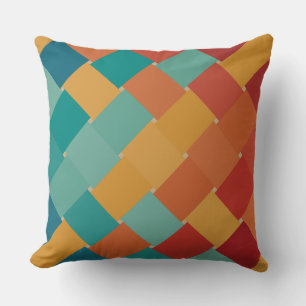 Gewaarde retro, vintage patroon kussen