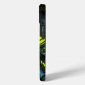 Gewaarschuwd in Neon: Bold Trendy Telefoonhoesje / Case-Mate iPhone Case (Achterkant / Links)