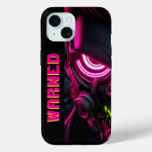 Gewaarschuwd in Neon: Bold Trendy Telefoonhoesje / Case-Mate iPhone Case (Achterkant)
