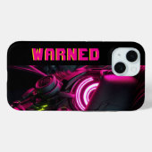 Gewaarschuwd in Neon: Bold Trendy Telefoonhoesje / Case-Mate iPhone Case (Achterkant (horizontaal))