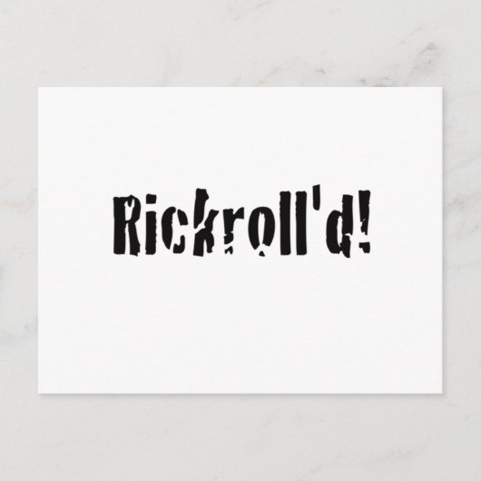 gewalst briefkaart (Voorkant)