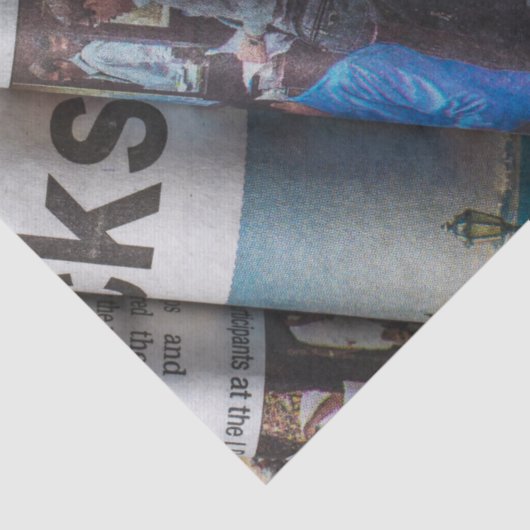 gewalst papier voor krantenpapier (Detail)