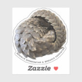 Gewalste Pangolin PCRF Sticker (Vel)