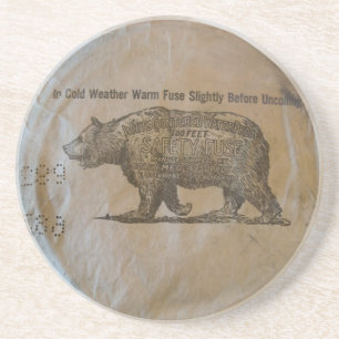 gewalste zekering zandsteen onderzetter