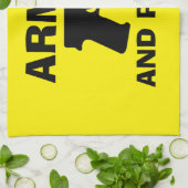 GEWAPEN EN POLITE Keukenhanddoek (Gevouwen)