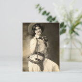 Gewapend en gevaarlijk briefkaart (Staand voorkant)