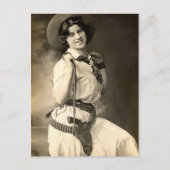 Gewapend en gevaarlijk briefkaart (Voorkant)