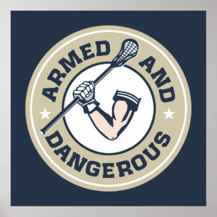Gewapend en gevaarlijk poster