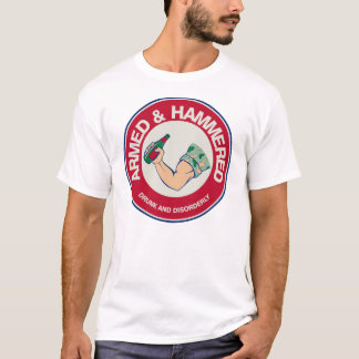 Gewapend en Hammered! T-shirt