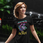 Gewapend en klaar - Retro Gamer - Leuk Videospel T-shirt