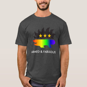 Gewapend en vervaardigd t-shirt