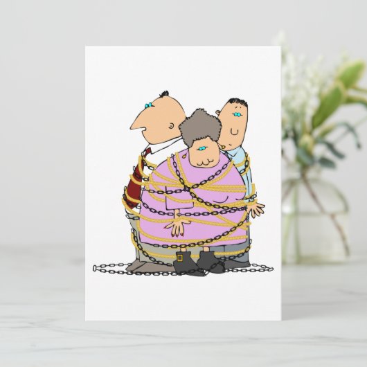 Gewapend Kaart (Staand voorkant)