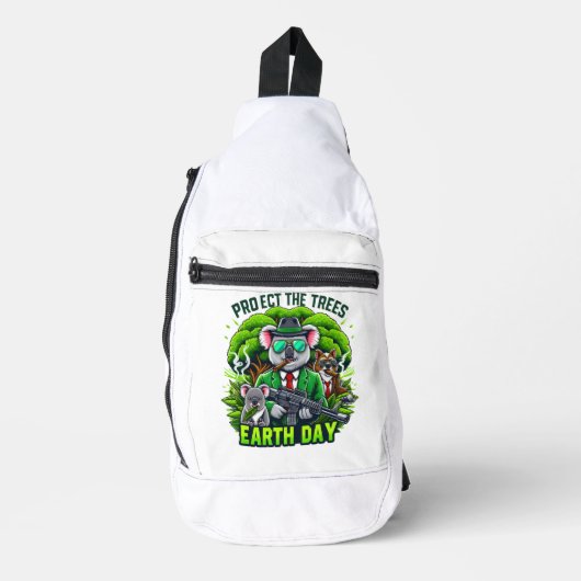 Gewapend Koala Trio Sling Bag (Voorkant)
