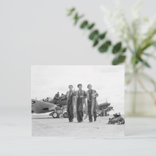 Gewapend tegen de Teeth, 1940 Briefkaart (Staand voorkant)