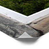 Gewapend Venster met Uitzicht van een Loch Poster (Hoek)