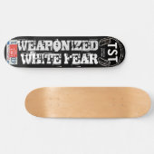 GEWAPEND WITTE ANGST Skateboard (Horizontaal)