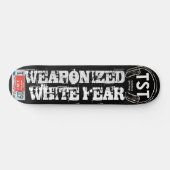 GEWAPEND WITTE ANGST Skateboard (Horizontaal)