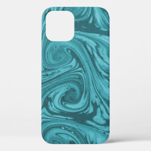 Gewapende en gebogen achtergrond in tonnen turquoi Case-Mate iPhone case