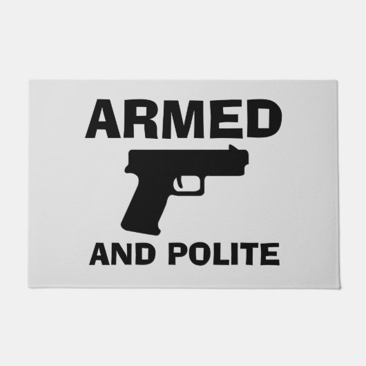 GEWAPENDE EN POLITIEKE Deur Deurmat (Voorkant)