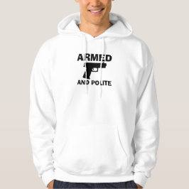 GEWAPENDE EN POLITIEKE Mannen Hoodie